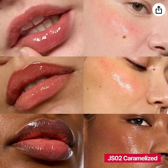 FWEE Lip & Cheek Glowy Jelly Pot Set 4g | Custard & Caramelized | NEW MAKEUP - Picture 4 of 6